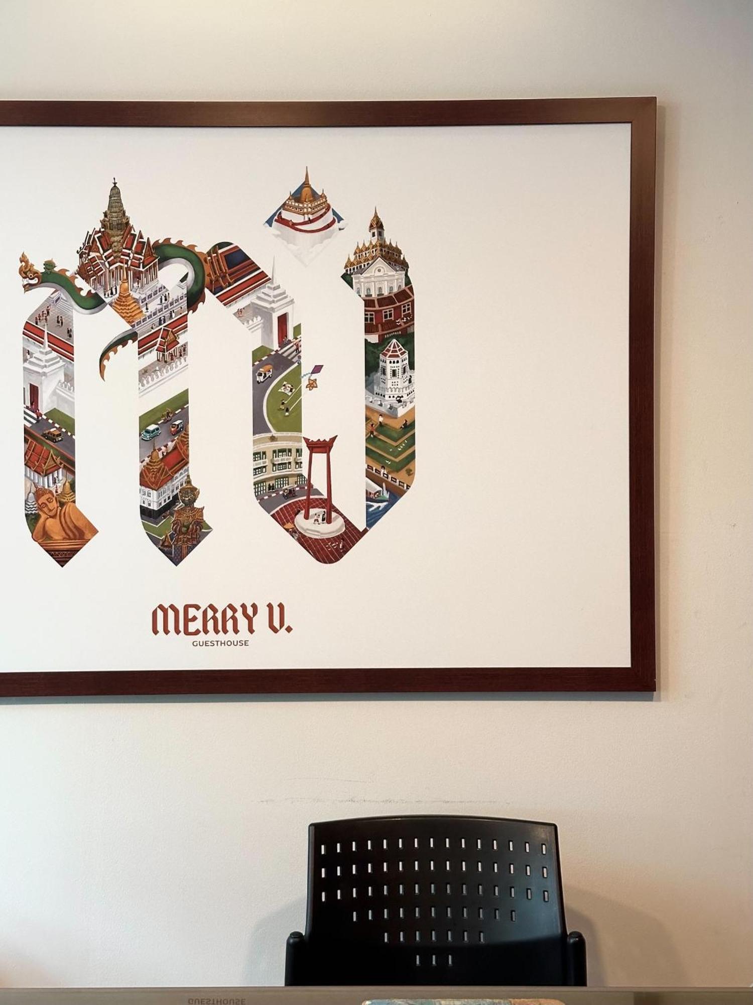 Merry V Guesthouse Бангкок Экстерьер фото